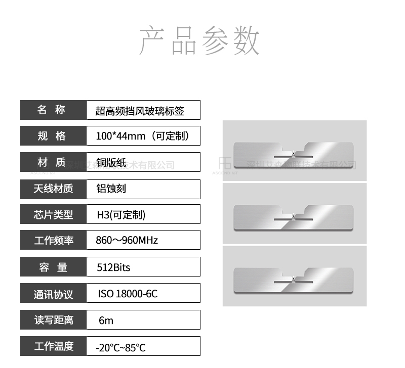 车辆挡风玻璃电子标签插图