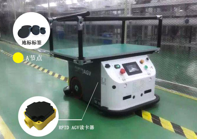 RFID AGV在3C电子行业的应用插图