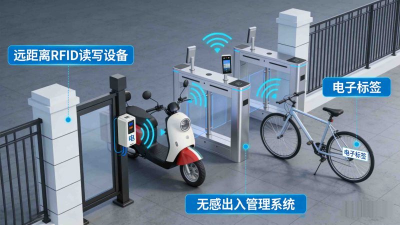 RFID技术加持，让电瓶车自行车出入管理更智能缩略图