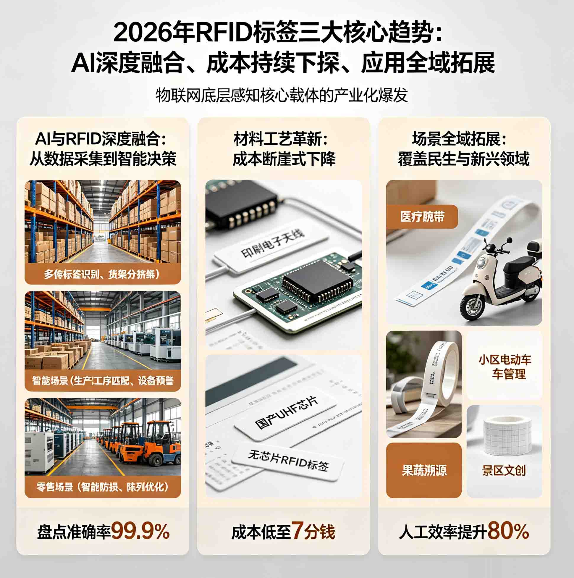 2026年RFID标签三大核心趋势:AI深度融合、成本持续下探、应用全域拓展插图 2026年RFID标签三大核心趋势:AI深度融合、成本持续下探、应用全域拓展插图