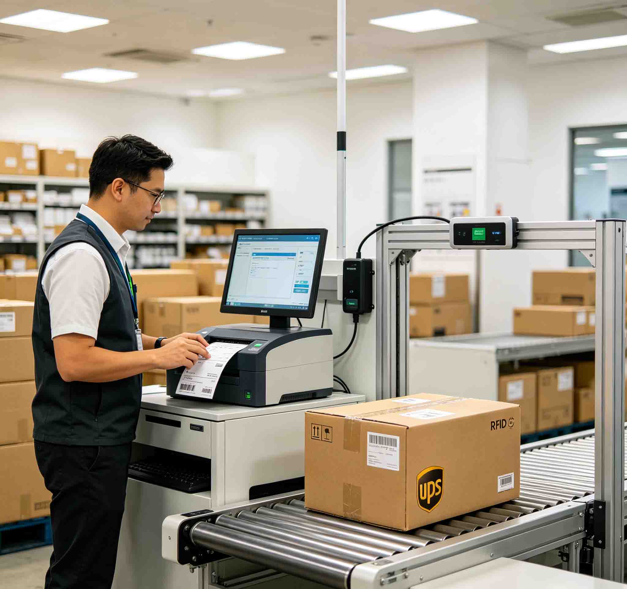 UPS全美5500家门店部署RFID插图
