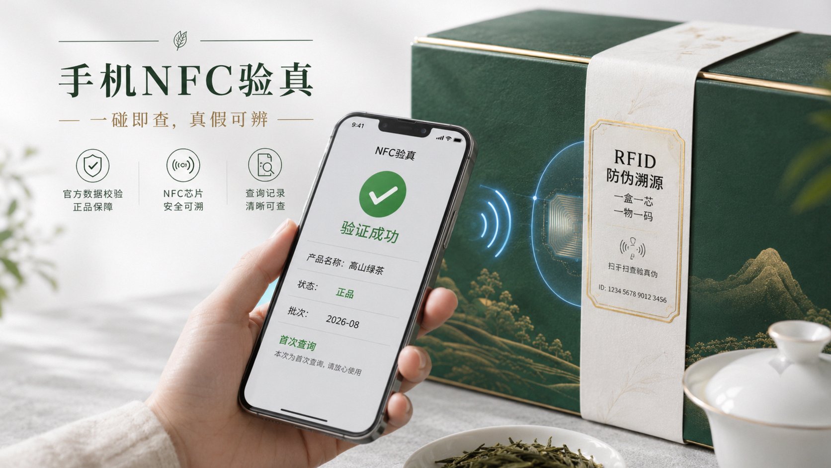 一片茶叶如何拥有“数字身份证”?RFID让茶叶防伪更可靠插图1 一片茶叶如何拥有“数字身份证”?RFID让茶叶防伪更可靠插图1